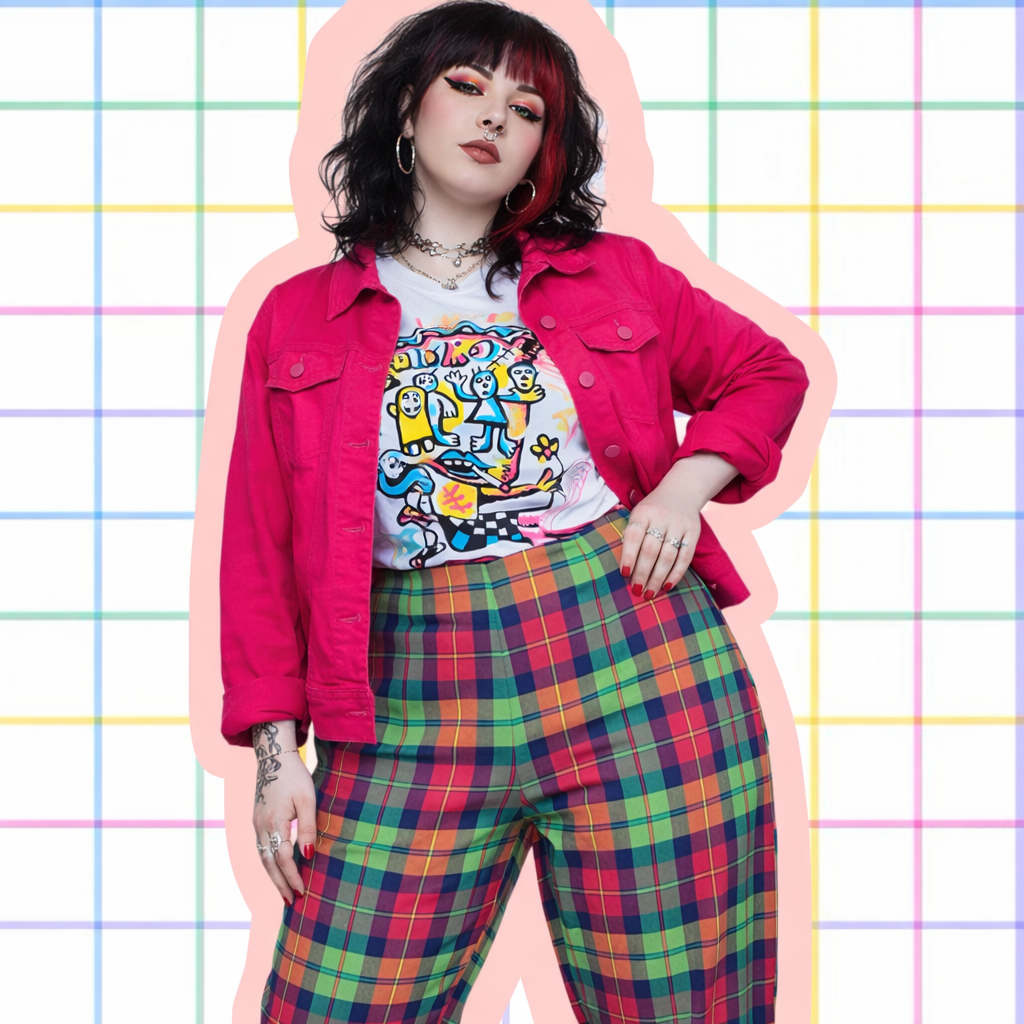 Chaqueta Fucsia Simil Mezclilla – Full Color