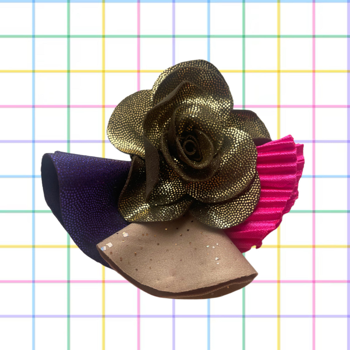 Maxi Aretes Sustentables – Flor Dorada XL