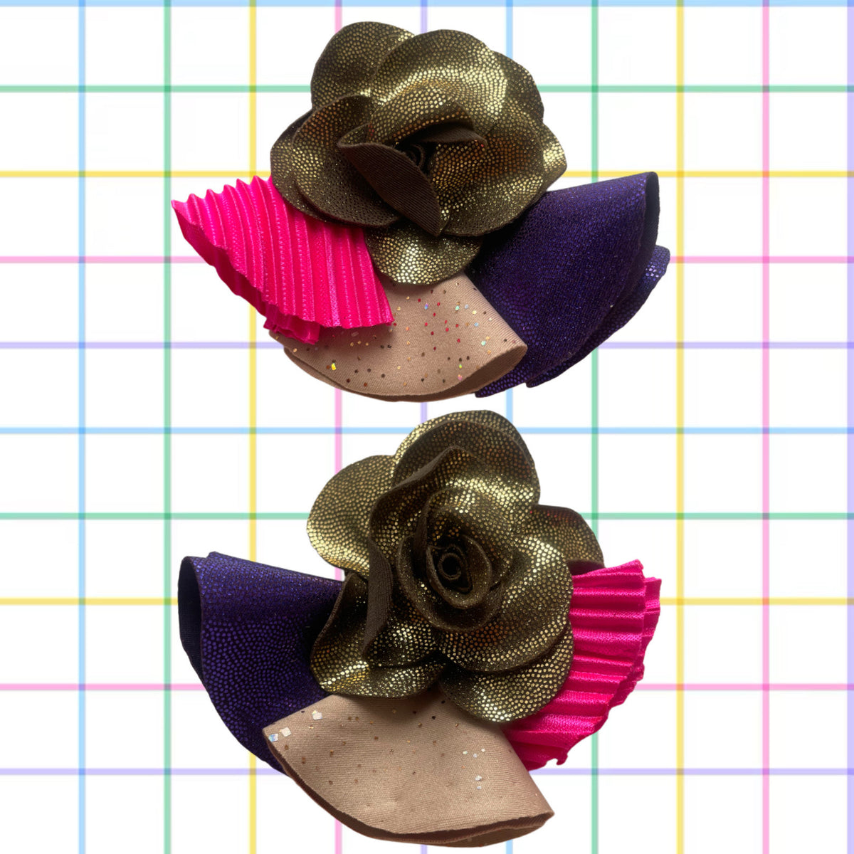 Maxi Aretes Sustentables – Flor Dorada XL