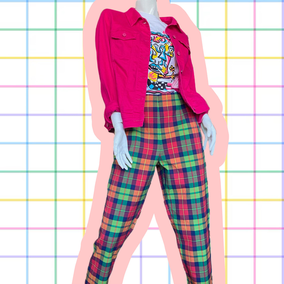 Chaqueta Fucsia Simil Mezclilla – Full Color